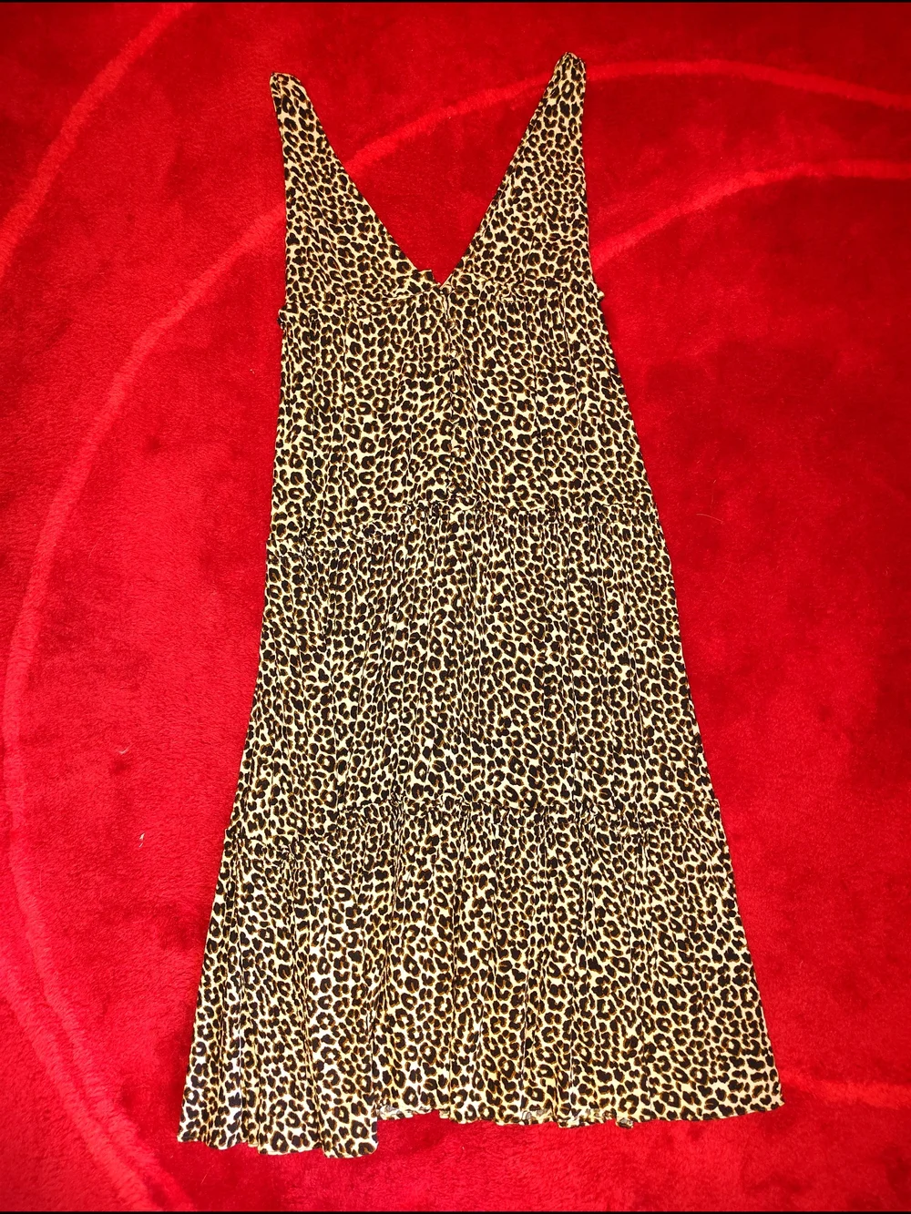 ASOS Leopard Print Midi Dress Sz 0